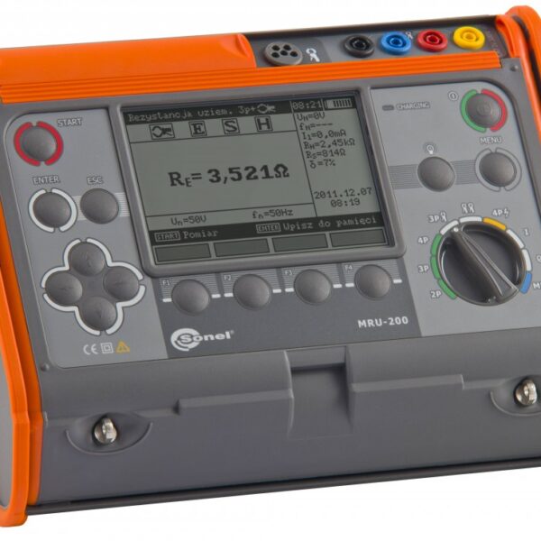 Sonel MRU-200 Earth Resistance and Resistivity Meter WMGBMRU200