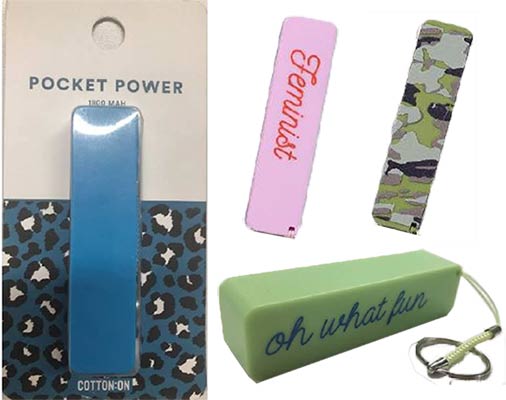 Cotton On Powerbanks Recalled for Safety Issue