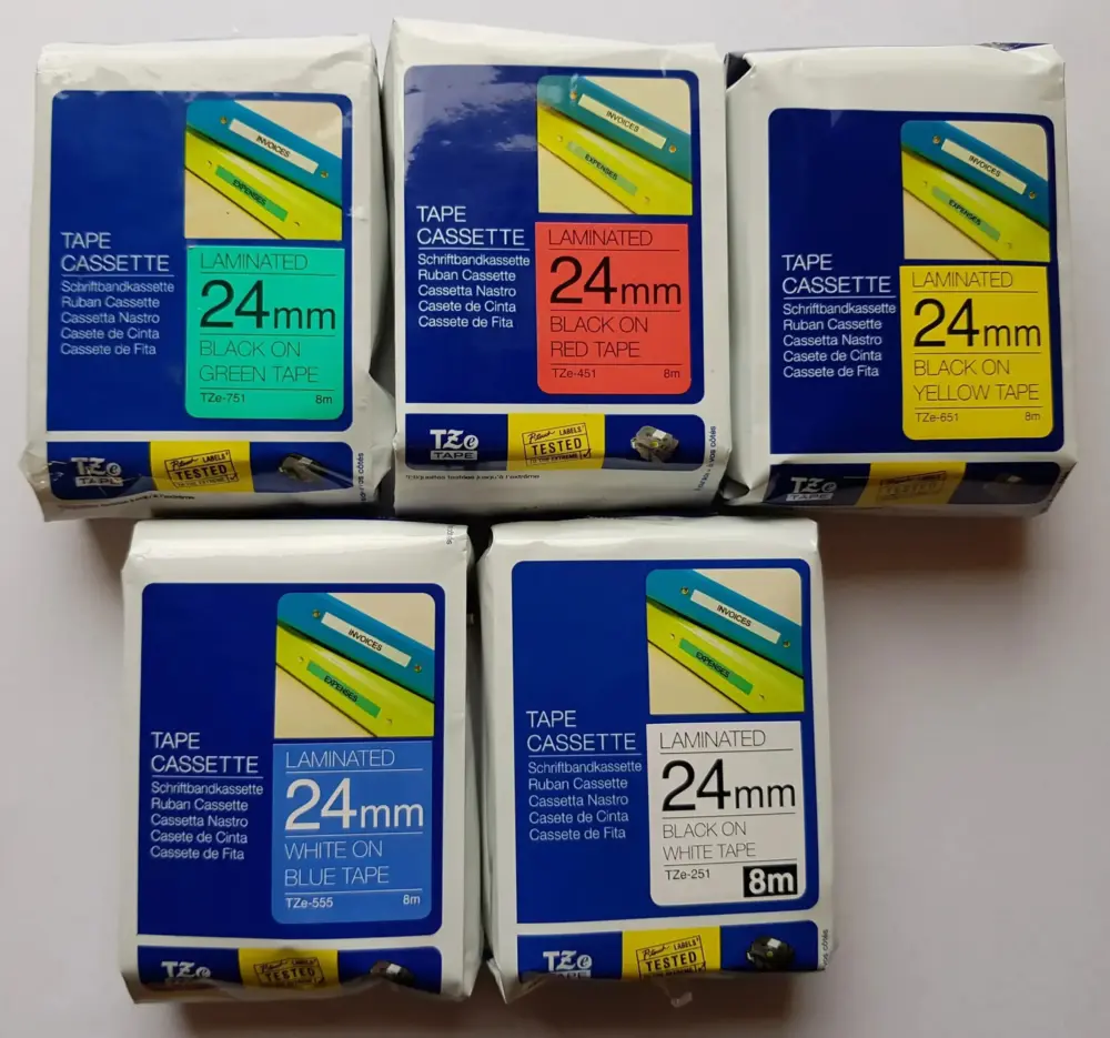 TZe 24mm Laminated Tapes
