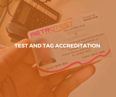 Test and tag accreditation 1