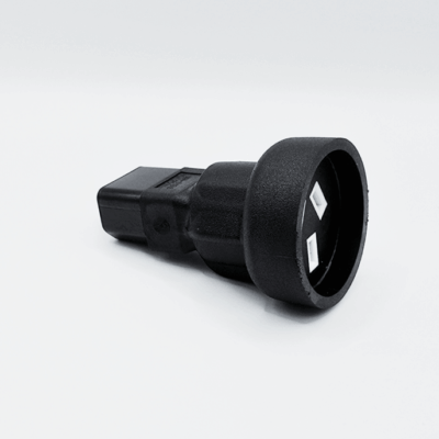 Male IEC to 10 Amp female Standard 3-pin Adapter